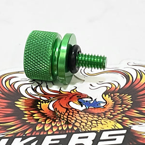 Crossthread 1/4x20 Green Seat Bolt UP-001-GRE
