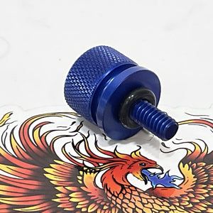 Crossthread 1/4x20 Blue Seat Bolt UP-001-BLU