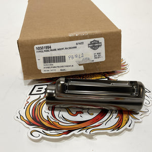 NOS Genuine Harley 2021 Touring CVO Right Scorched Chrome Footrest 50501994