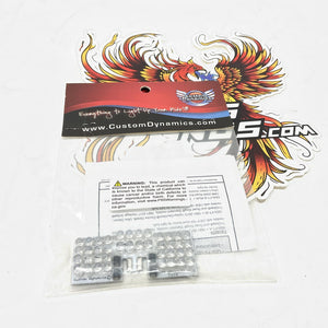 Custom Dynamics 1983-2008 Touring Softail LED Rear Fender Tip Board GEN-FT-R-RUN