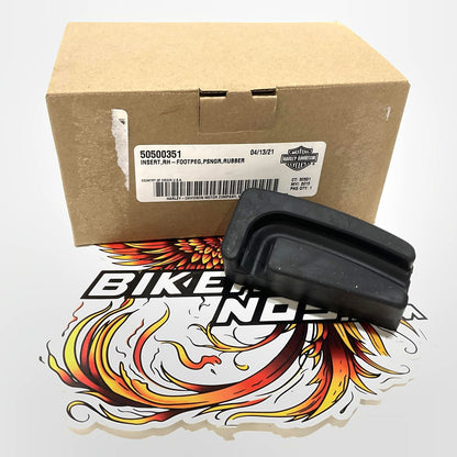NOS Genuine Harley 2015-2018 CVO Touring Right Passenger Footpeg Rubber 50500351