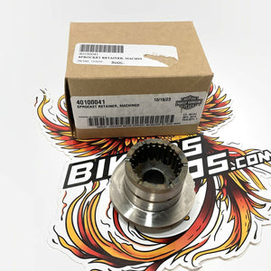 NOS Genuine Harley 2014 Up Touring Softail Dyna Retainer Sprocket 40100041