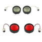 Custom Dynamics LED Harley Bullet Turn Signal Black Front Rear 1157 PB-BCM-BB-B
