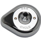 S&S Cycles Teardrop Chrome Stealth Air Cleaner Cover 1014-0290 170-0530
