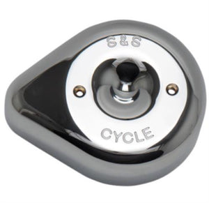 S&S Cycles Teardrop Chrome Stealth Air Cleaner Cover 1014-0290 170-0530
