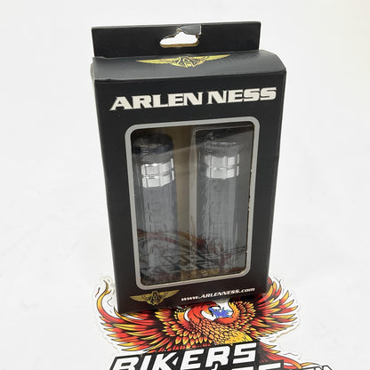 Arlen Ness 2008 Up Touring Softail SpeedLiner Grips TBW Chrome 0630-2909 500-003