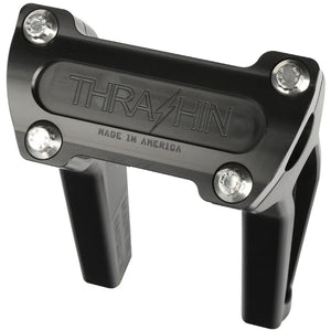 Thrashin Supply Harley 6.5" Pull Back OG 1" Handlebar Risers Black TSC-6525-1