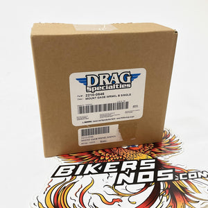 Drag Specialties 1995-2011 Sportster Single Gauge Bracket Black 2210-0546