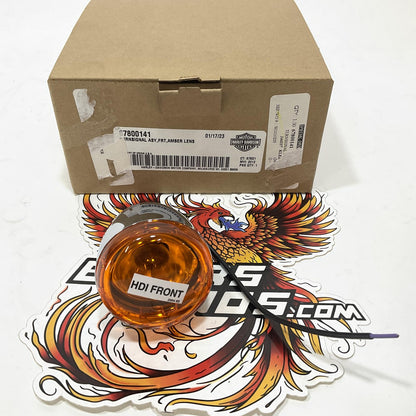 NOS Genuine Harley 2018 Up HDI Chrome Front Turn Signal 67800141