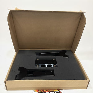 LA Choppers Straight 6" Black Performance Harley 1" Clamp Risers LA-7470-06B