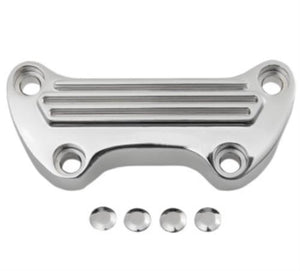Drag Specialties 1999-2017 Harley 1"x3.5" Handlebar Clamp Finned 0603-0003