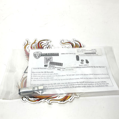 Fat Baggers EZ Clutch Cable Adjuster Harley Yellow Clip M8 Upgrade Kit 109811