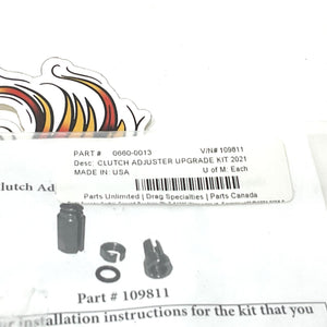 Fat Baggers EZ Clutch Cable Adjuster Harley Softail Yellow M8 Upgrade Kit 109811