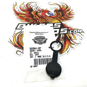 NEW Genuine Harley 1994- 2013 Touring cigarette Lighter Hole Plug cover 91844-97