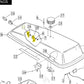 Harley 1985-2013 Police Saddlebag Latch Cam Hook And Guide 90686-92 53617-85