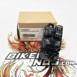 New Genuine Harley Switchpack Right Hand Backlit 2014-2018 CVO Touring 71500083C