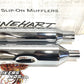 Rinehart DBX45 4.5? Chrome Mufflers Exhaust 2017Up Harley Touring 500-0185C