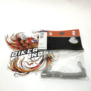 NOS Genuine Harley Helmet Jacket Security Cable 52200004