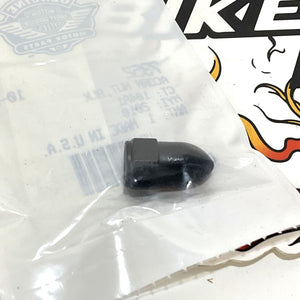 New Genuine Harley 5/16-24 Black Mirror Acorn Nuts 7352