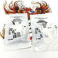 New Genuine Harley 5/16-24 Black Mirror Acorn Nuts 7352