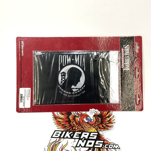 Show Chrome Harley Motorcycle Pow Mia Flag - 5 1/2" X 8" 9001-0003 4-240 POW