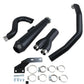 Cobra Black  El Diablo 2:1 Exhaust System 2012-2017 Harley Softail 6483B