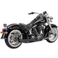 Cobra Black  El Diablo 2:1 Exhaust System 2012-2017 Harley Softail 6483B