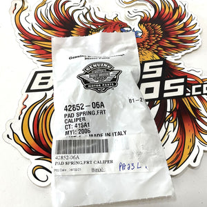 NOS Genuine Harley 2006 Up V-Rod Touring Break Pad Anti Rattle Clip 42852-06A