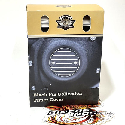 New Genuine Harley Milwaukee 8 Black Fin highlighted Timer Timing Cover 25600142