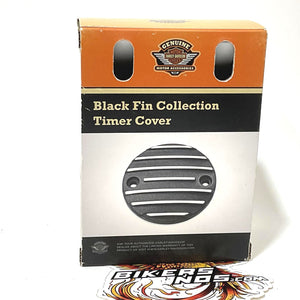 New Genuine Harley Milwaukee 8 Black Fin highlighted Timer Timing Cover 25600142