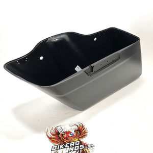 NEW Genuine Harley 2014 up Left CVO Extended Saddlebag River Rock Grey Denim 90201609ENV