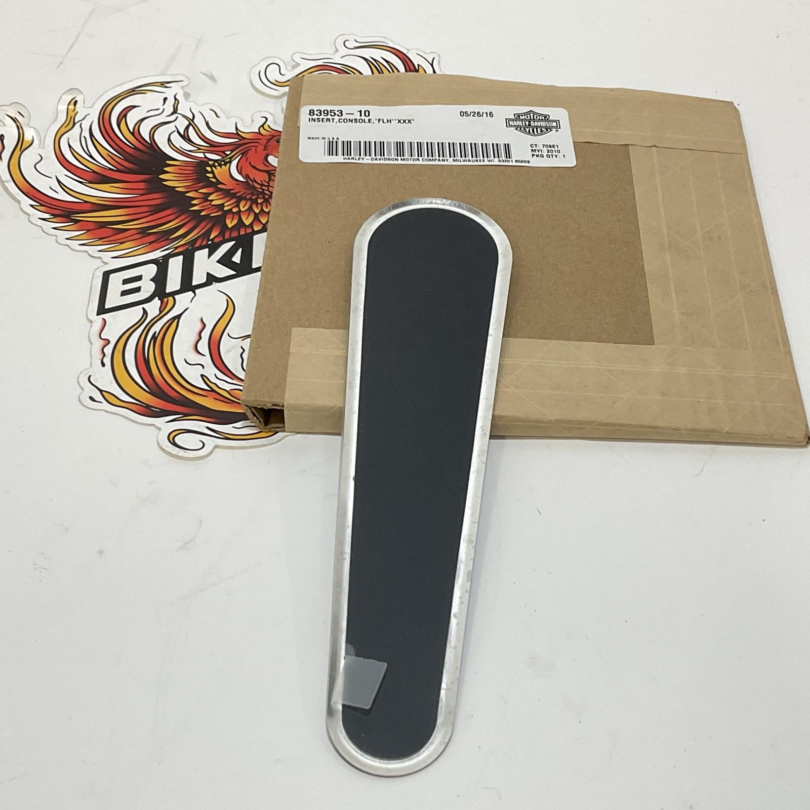 NEW Genuine Harley 2009-2023 FLHXXX Black Console Insert Medallion 839