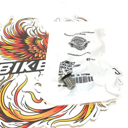 NEW Genuine Harley 2020 Up Softail Sportster Ecoat Drain Fuel Plug 10500167