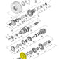 NOS Genuine Harley 2006-2016 Touring Dyna Softail Countershaft Gear 35805-06A