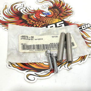 NOS Genuine Harley 1984-1999 FXST/C Steer Stops For Billet Triple Tree 46073-02