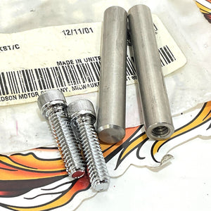 NOS Genuine Harley 1984-1999 FXST/C Steer Stops For Billet Triple Tree 46073-02