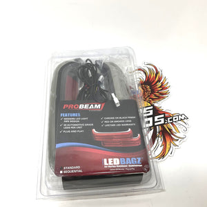 ProBEAM BAGZ Black/Smoke LED Saddle Bag Lights 2014-2025 Harley PB-SB-BCM-BS
