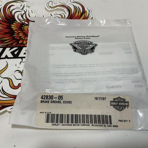 NOS Genuine Harley 5 Pack Of Brake Grease 42830-05