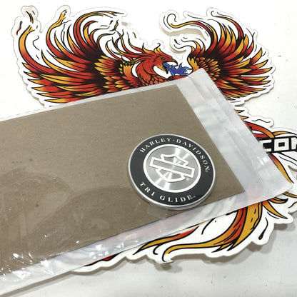 NEW Genuine Harley 2014 Up Tri Glide Trike Headlight Cover Medallion 61400192