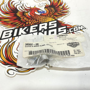 NOS Genuine Harley Chrome Clutch & Brake Clamp 2008-2014 CVO Softail 38902-08