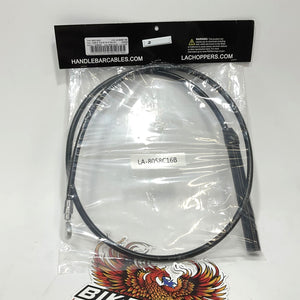 LA Choppers 74 11/16" Black 2021-2024 Harley Touring Clutch Cable LA-8058C16B