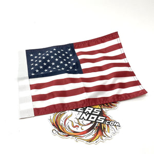 NEW Genuine Harley 14"X11" USA American Flag Motorcycle 94625-98