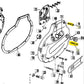 NOS Genuine Harley Twin Cam EVO Holley Carb To Manifold Gasket 27972-00
