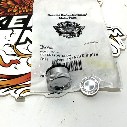 NEW Genuine Harley Chrome Seat Retention Nut Bolt 1/4-20 14628-96 3694