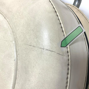 Genuine Harley-Davidson White Super Deluxe Buddy Seat W/ Handrail 52506-65