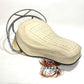 Genuine Harley-Davidson White Super Deluxe Buddy Seat W/ Handrail 52506-65