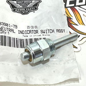 NOS OEM Genuine Harley Transmission Neutral Switch 1979-1984 FL 33901-79