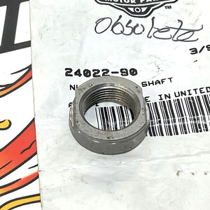 NOS Genuine Harley 1984-1992 EVO Gear Shaft Nut 24022-90