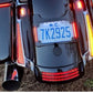 Custom Dynamics Harley Fascia LED Light Panels Chrome/Red CD-FASCIA-BCMRC