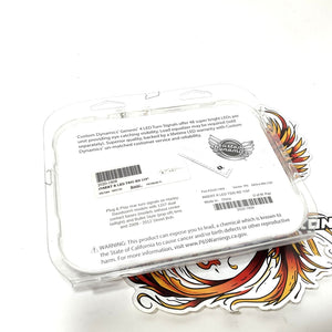 Custom Dynamics Harley Bullet LED Rear Turn Signal Insert Red 1157 GEN-4-RR-1157